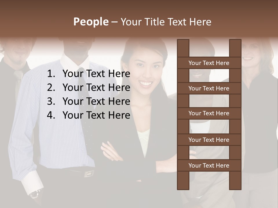 Large Black Fashionable PowerPoint Template