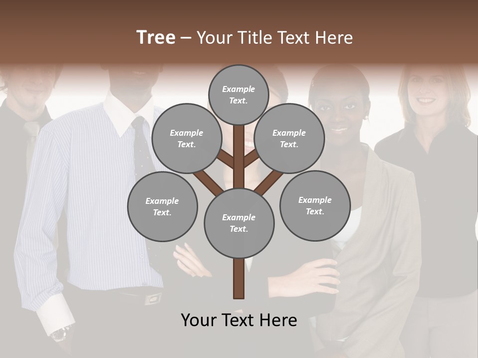 Large Black Fashionable PowerPoint Template