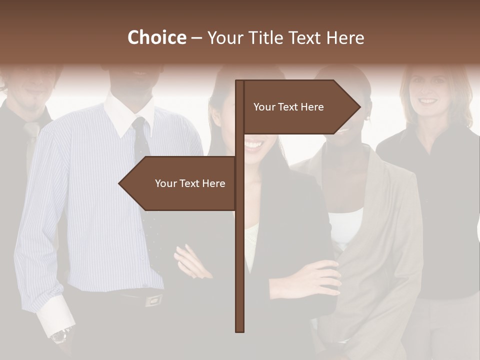 Large Black Fashionable PowerPoint Template