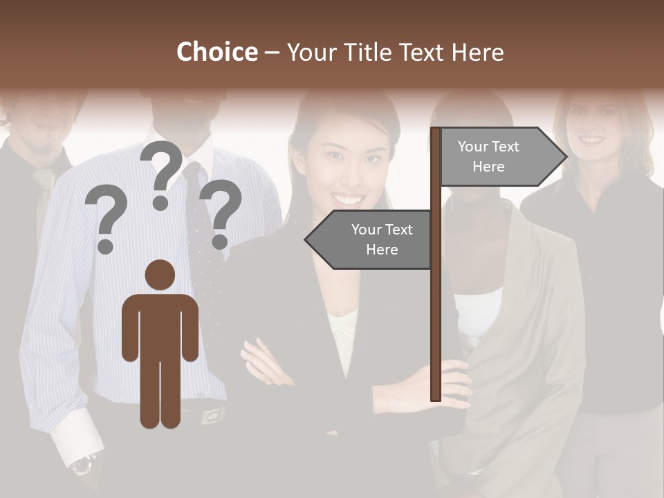 Large Black Fashionable PowerPoint Template