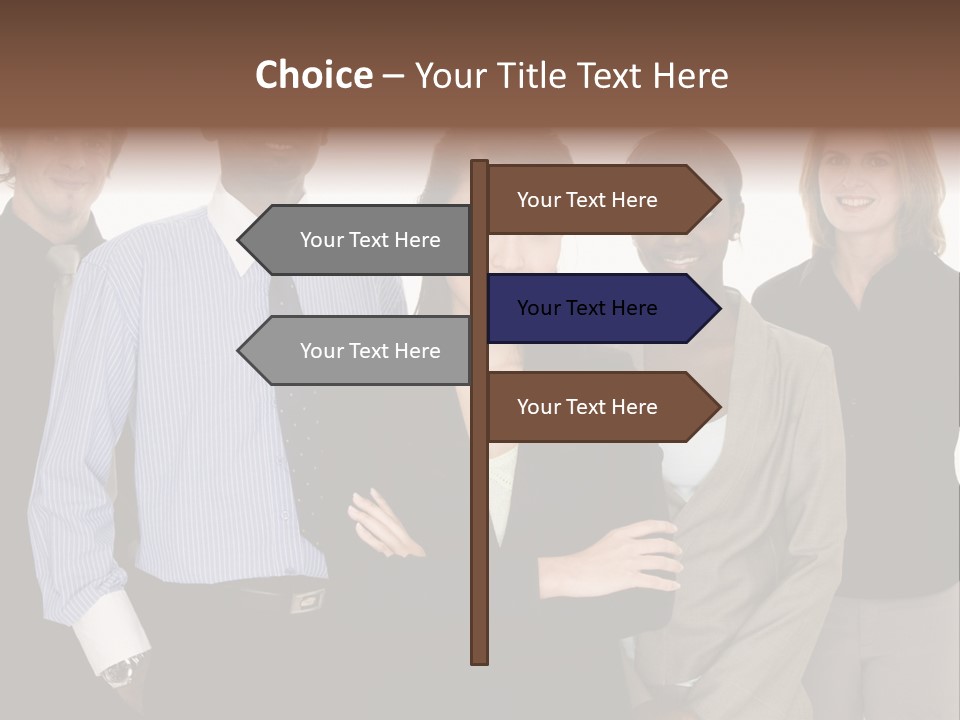 Large Black Fashionable PowerPoint Template