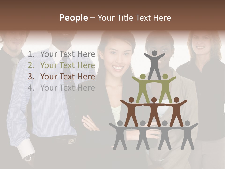 Large Black Fashionable PowerPoint Template