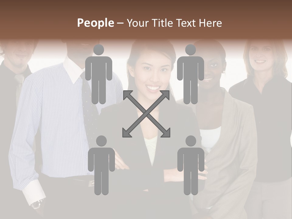 Large Black Fashionable PowerPoint Template