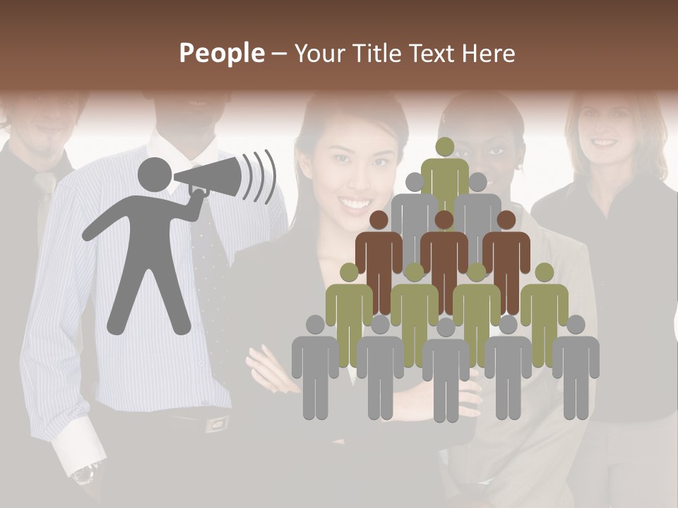 Large Black Fashionable PowerPoint Template