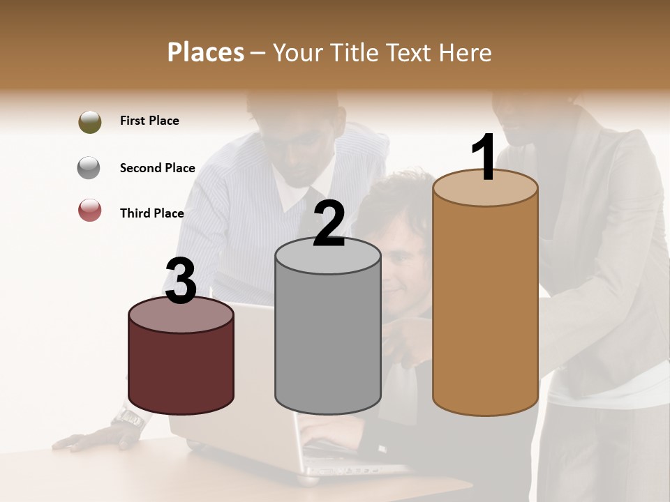 Businesswoman Female Business PowerPoint Template