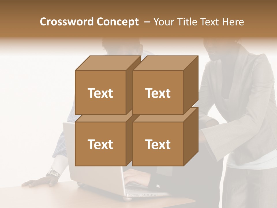 Businesswoman Female Business PowerPoint Template