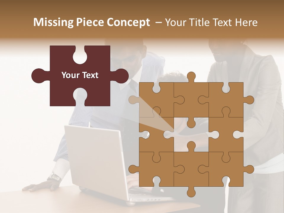 Businesswoman Female Business PowerPoint Template