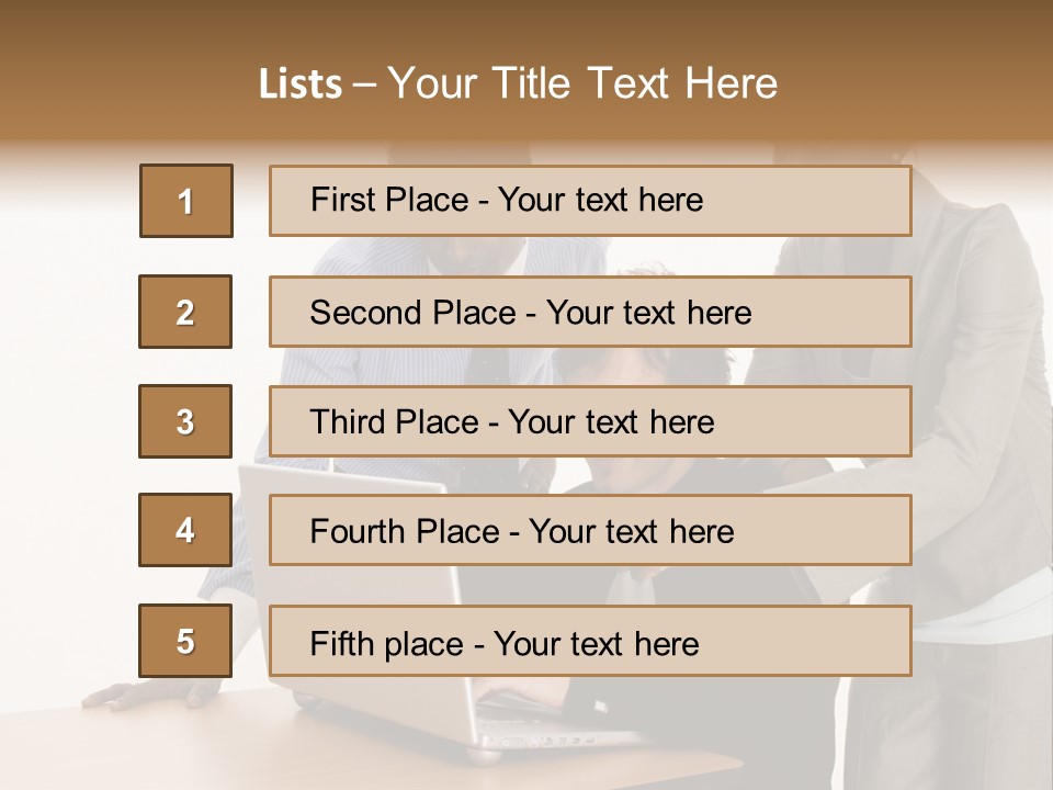 Businesswoman Female Business PowerPoint Template