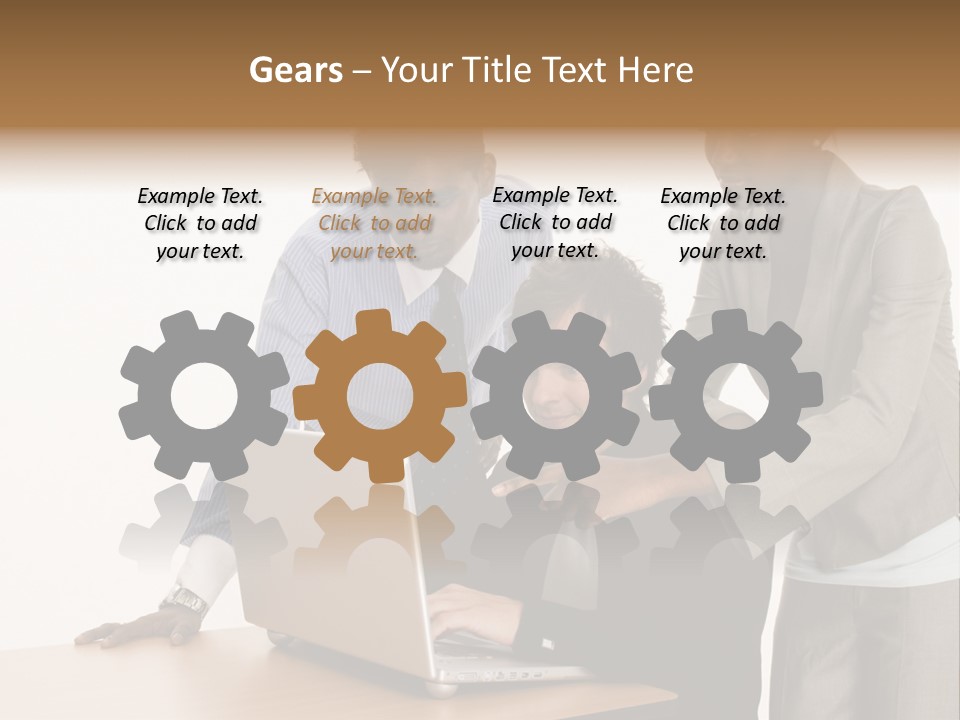 Businesswoman Female Business PowerPoint Template