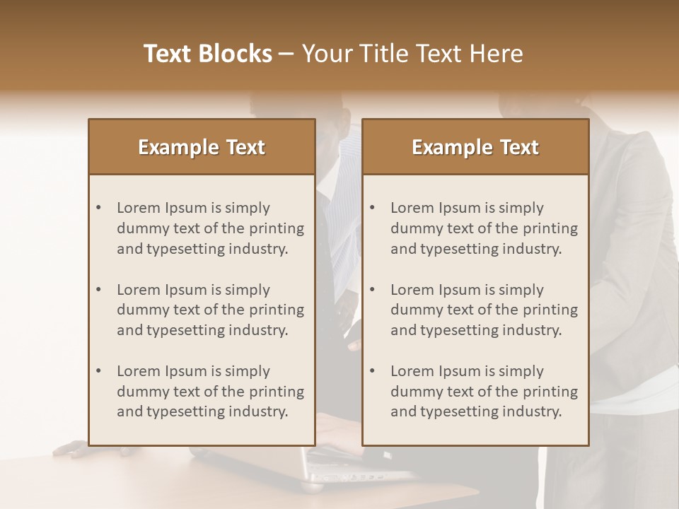 Businesswoman Female Business PowerPoint Template