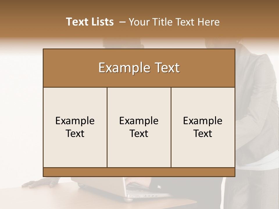 Businesswoman Female Business PowerPoint Template
