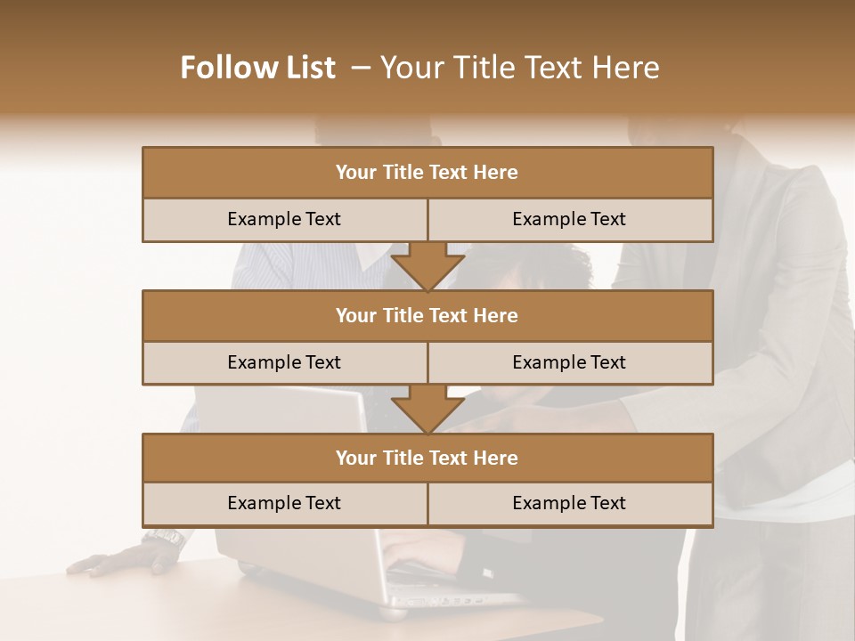 Businesswoman Female Business PowerPoint Template