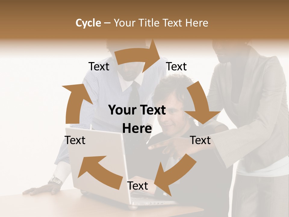 Businesswoman Female Business PowerPoint Template