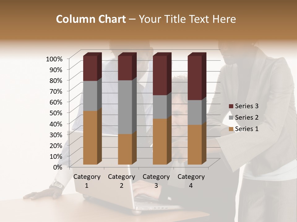 Businesswoman Female Business PowerPoint Template