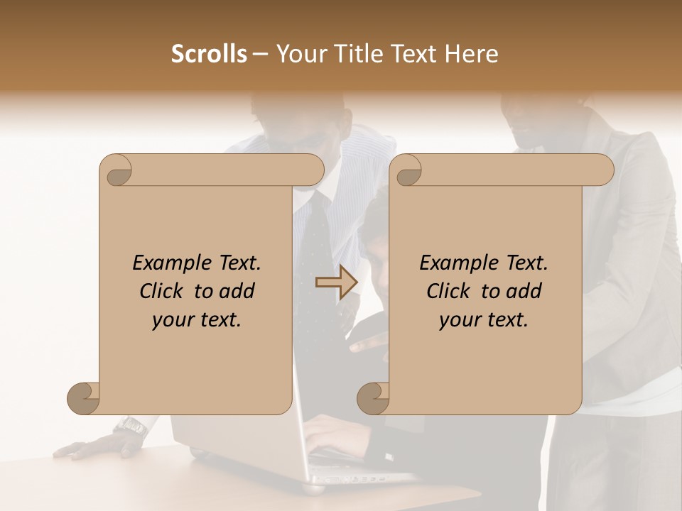 Businesswoman Female Business PowerPoint Template