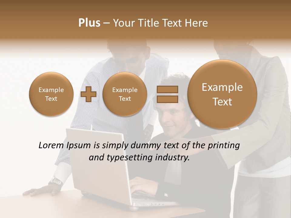 Businesswoman Female Business PowerPoint Template