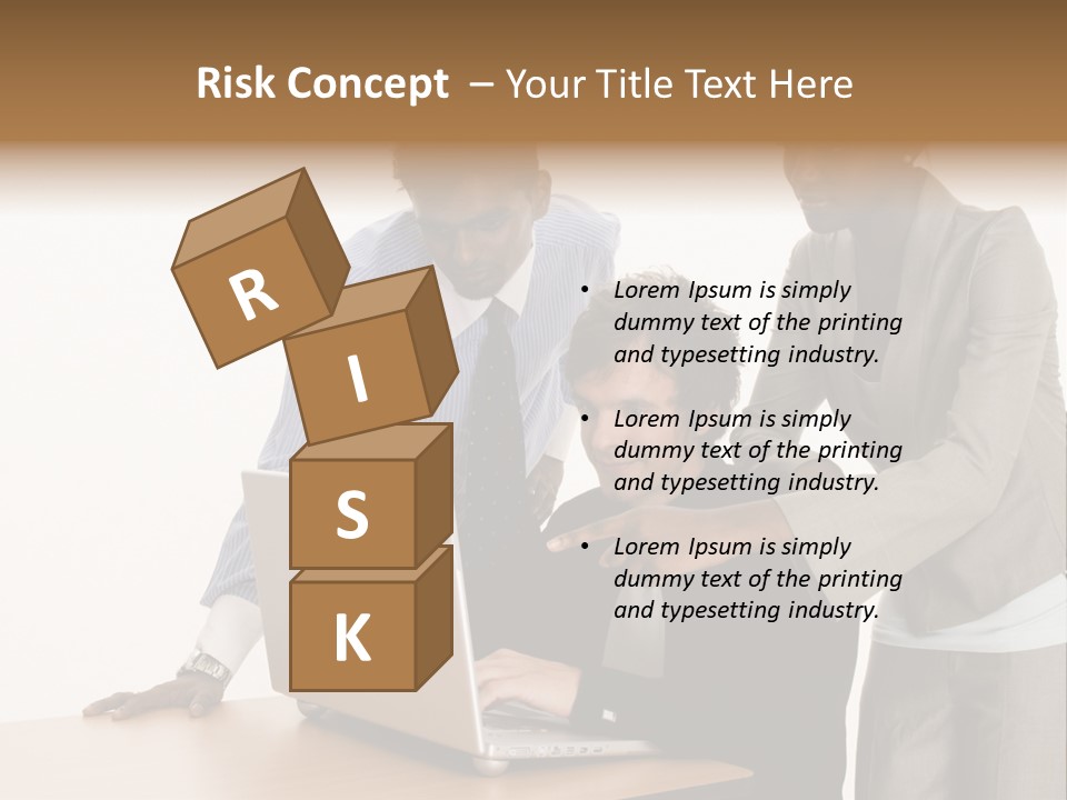 Businesswoman Female Business PowerPoint Template