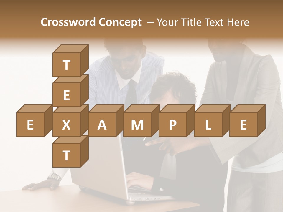 Businesswoman Female Business PowerPoint Template