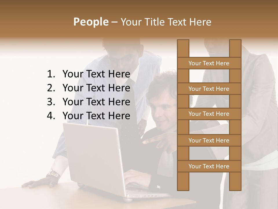 Businesswoman Female Business PowerPoint Template