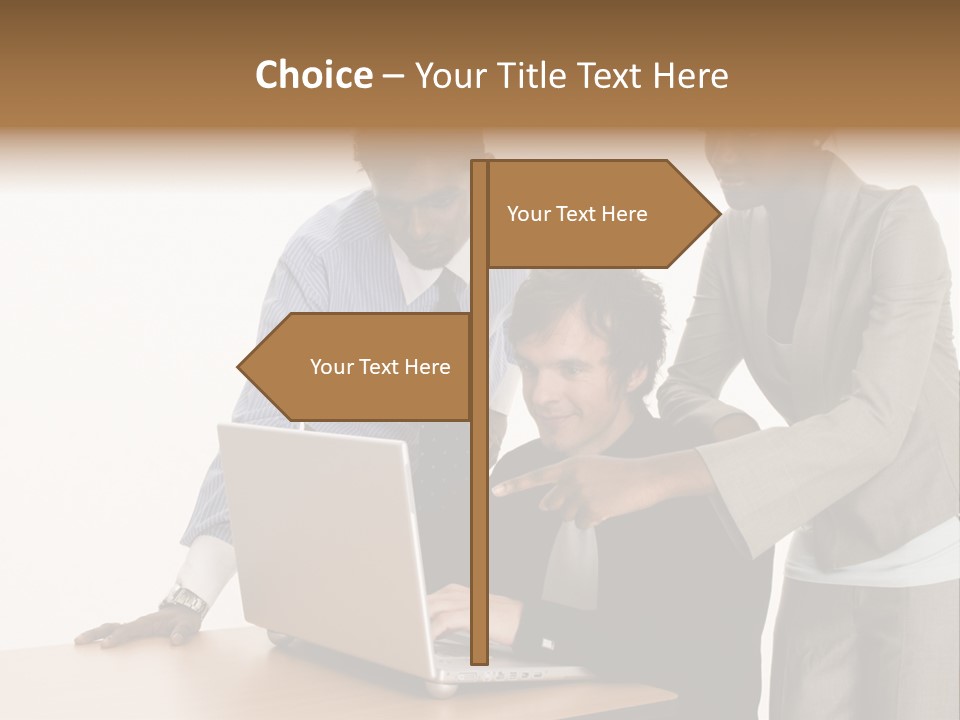 Businesswoman Female Business PowerPoint Template