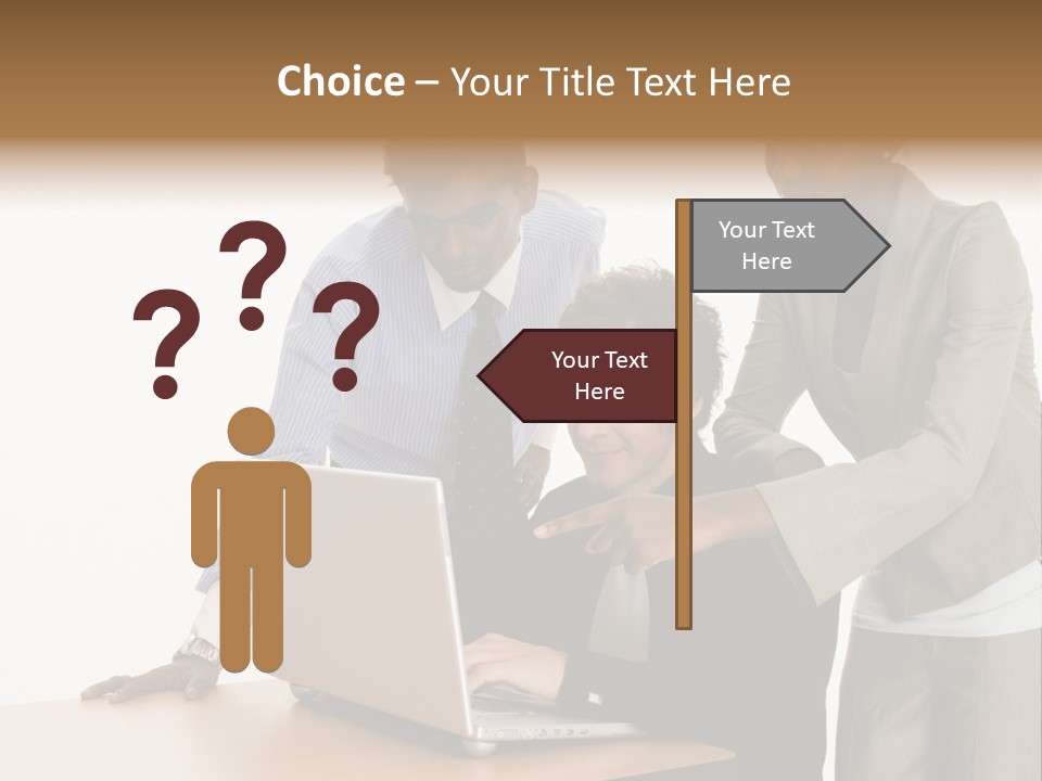 Businesswoman Female Business PowerPoint Template