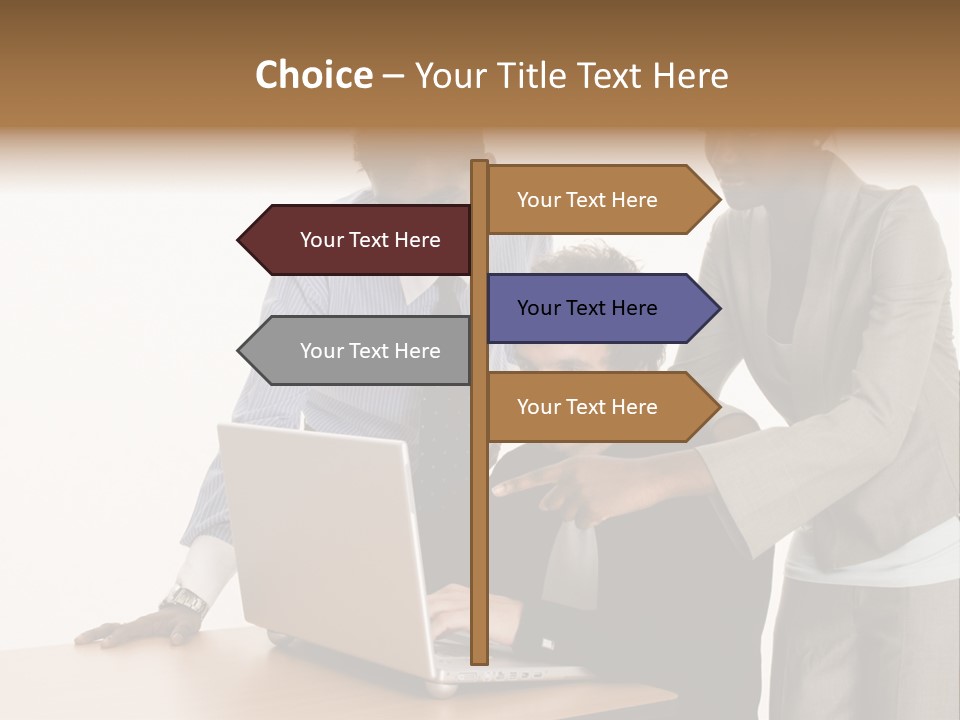 Businesswoman Female Business PowerPoint Template