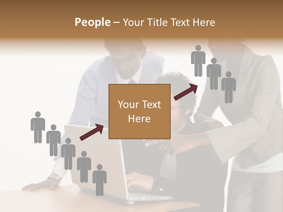 Businesswoman Female Business PowerPoint Template