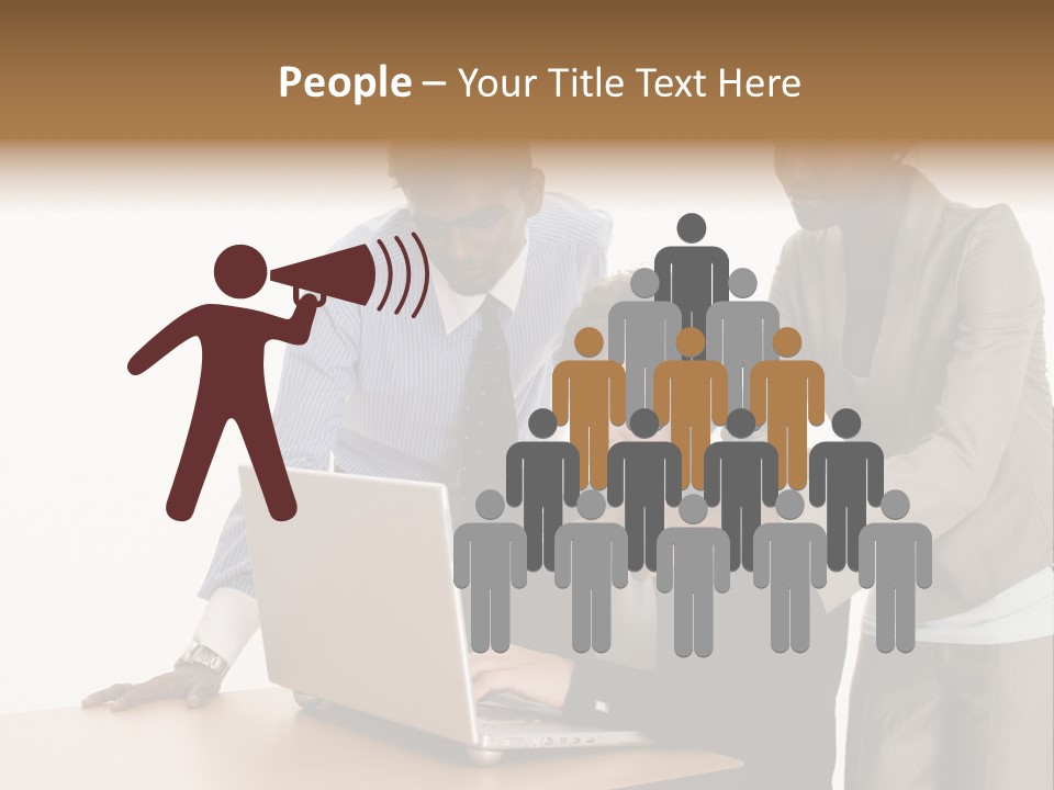 Businesswoman Female Business PowerPoint Template