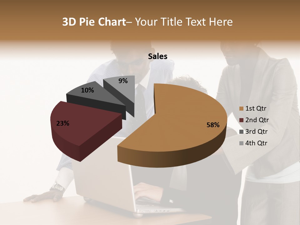 Businesswoman Female Business PowerPoint Template