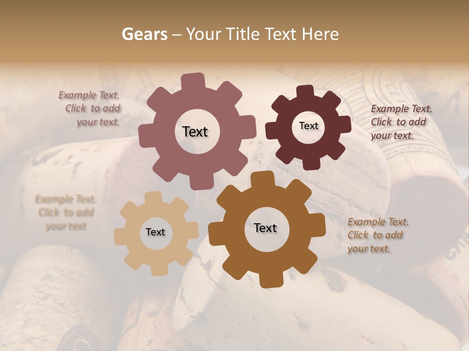 Drink Wood Grape PowerPoint Template