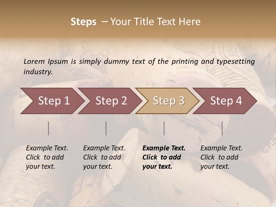 Drink Wood Grape PowerPoint Template