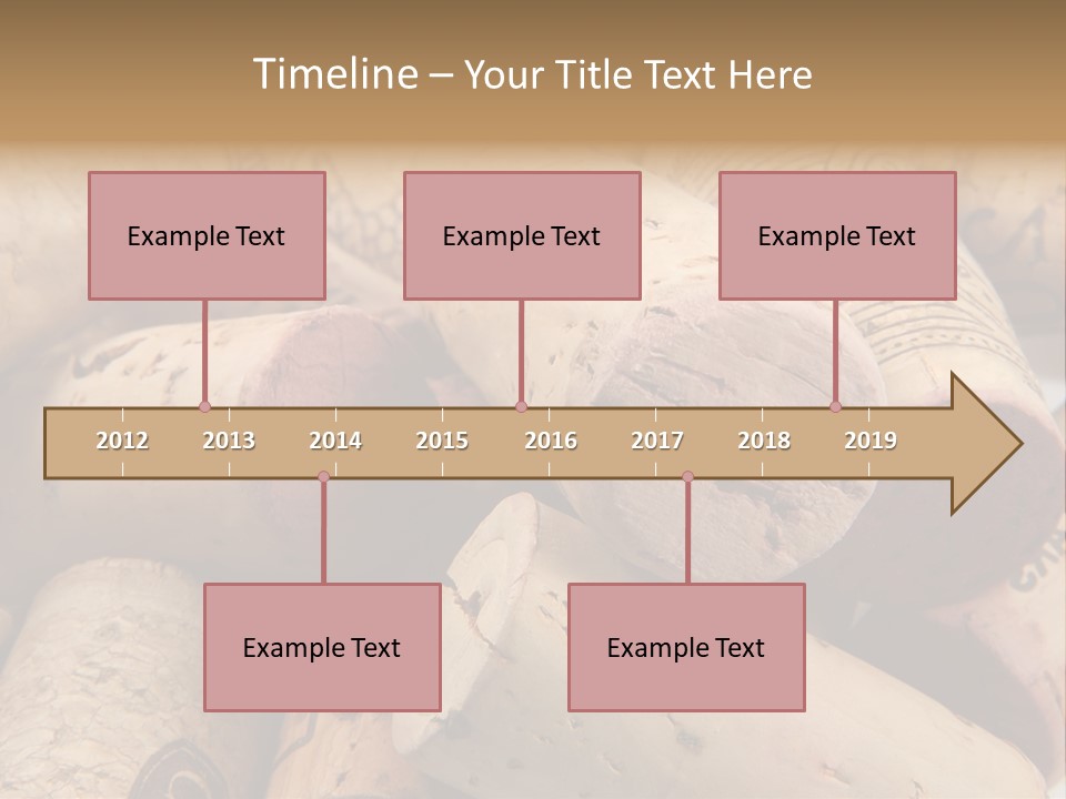 Drink Wood Grape PowerPoint Template