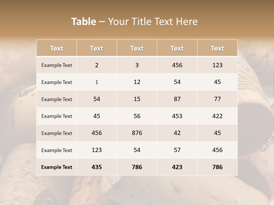 Drink Wood Grape PowerPoint Template