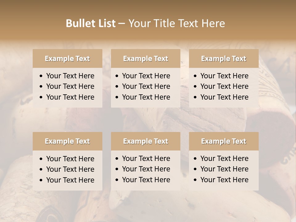 Drink Wood Grape PowerPoint Template