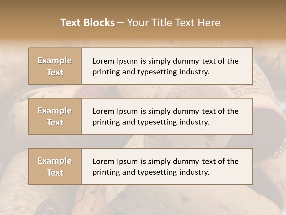 Drink Wood Grape PowerPoint Template