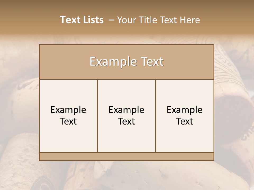 Drink Wood Grape PowerPoint Template