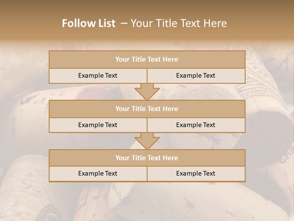 Drink Wood Grape PowerPoint Template
