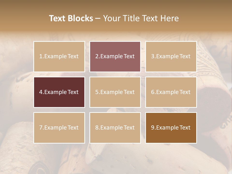 Drink Wood Grape PowerPoint Template