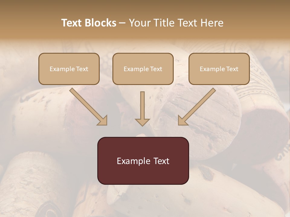 Drink Wood Grape PowerPoint Template