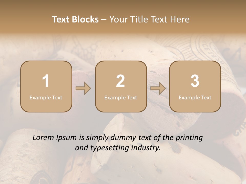 Drink Wood Grape PowerPoint Template