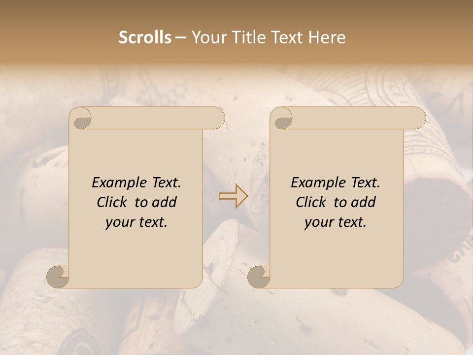 Drink Wood Grape PowerPoint Template