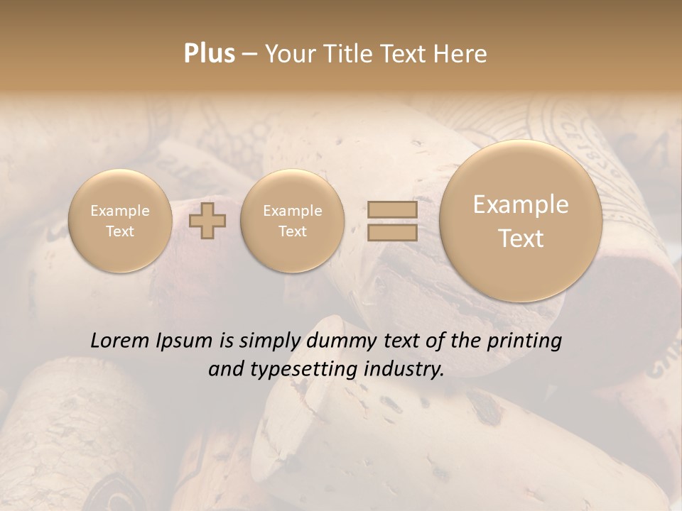 Drink Wood Grape PowerPoint Template