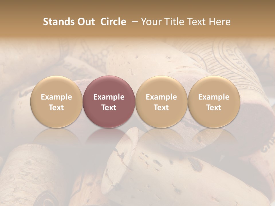 Drink Wood Grape PowerPoint Template