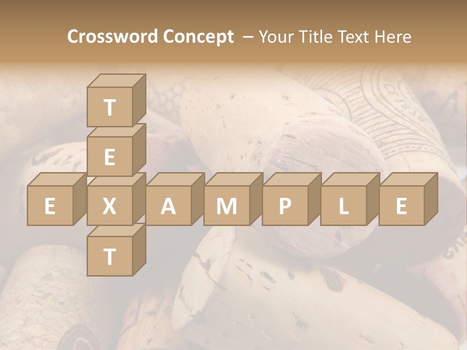 Drink Wood Grape PowerPoint Template