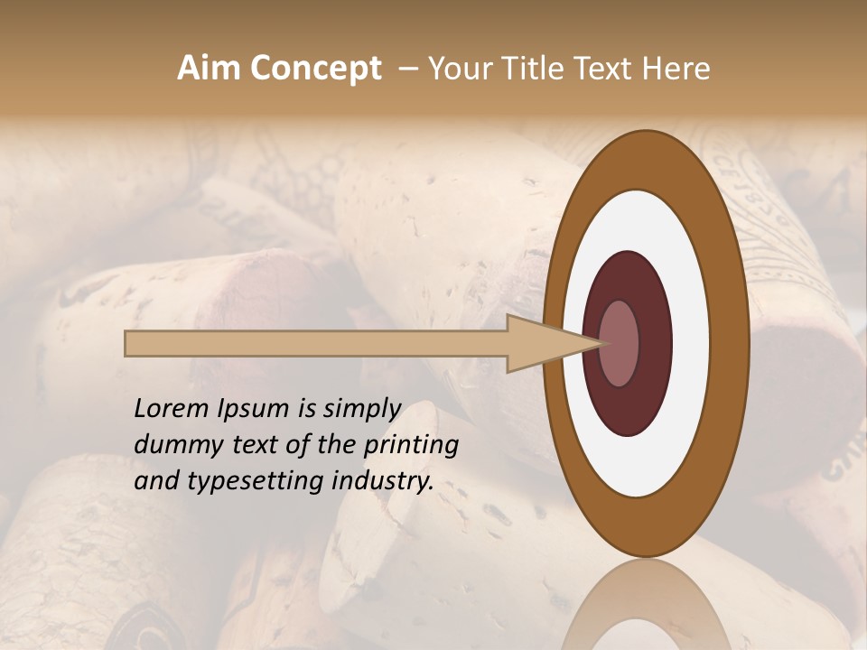 Drink Wood Grape PowerPoint Template