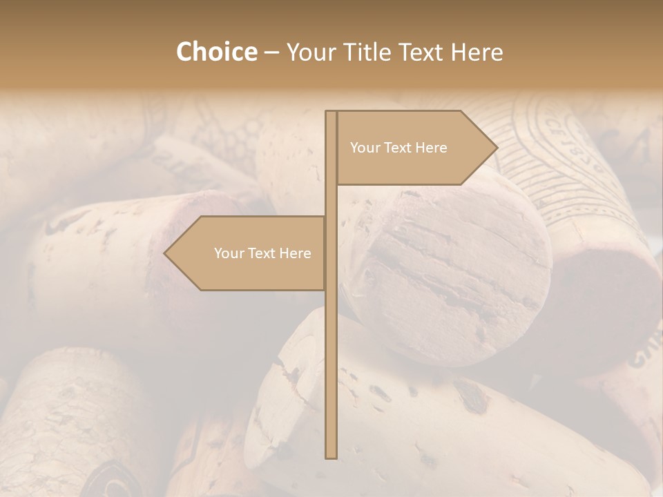 Drink Wood Grape PowerPoint Template