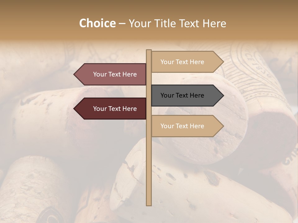 Drink Wood Grape PowerPoint Template