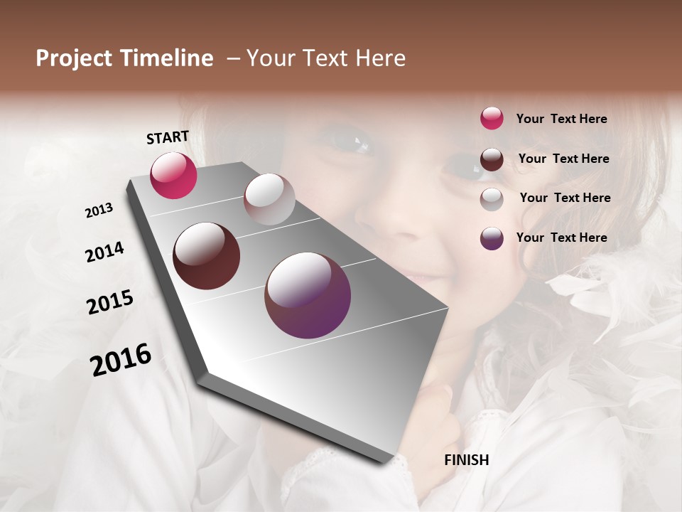 Child Childhood Laugh PowerPoint Template