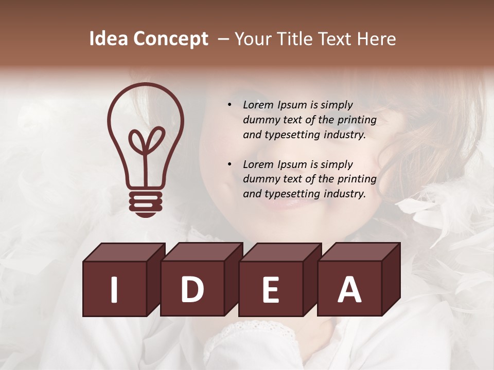 Child Childhood Laugh PowerPoint Template