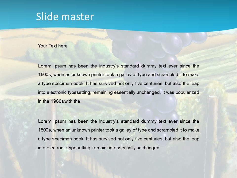 Chianti Juicy Gentle PowerPoint Template